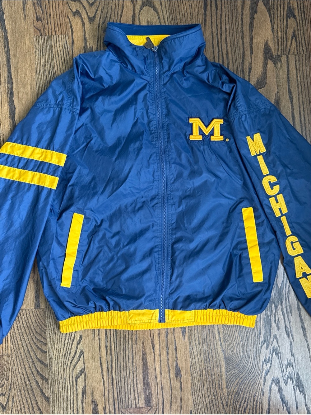 Vintage University of Michigan Windbreaker Jacket